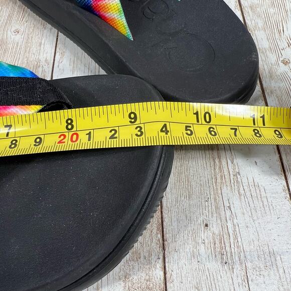 Chaco‎ rainbow flip flops Womens 7 - Picture 7 of 7